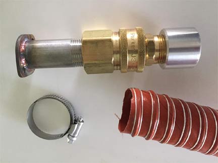 Bolt-On Exhaust Extension - Silicone