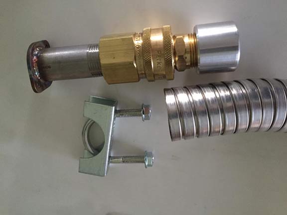 Bolt-On Extension - Steel Hose Kit