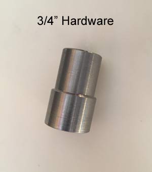 3/4" Hardware Only
